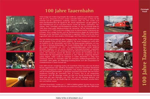 ÖBB-Sonderedition "100 Jahre Tauernbahn"